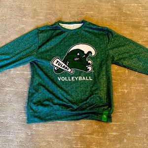 Dri fit, light weight Tulane sweatshirt